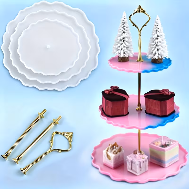 Imagen 3 de Bandeja de 3 Pisos en Resina Epoxi – Personalizada y Artesanal Imagen 3 de Bandeja de 3 Pisos en Resina Epoxi – Personalizada y Artesanal